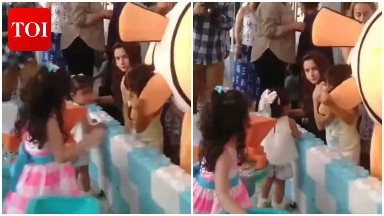 Alia, Raha steal hearts at Varun's daughter Lara's birthday bash
