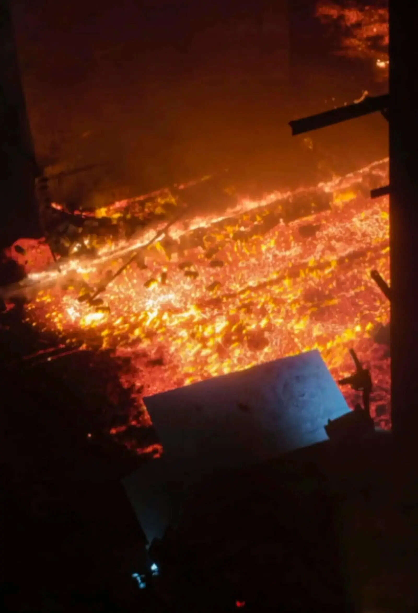Flames erupt in Vizag steel plant