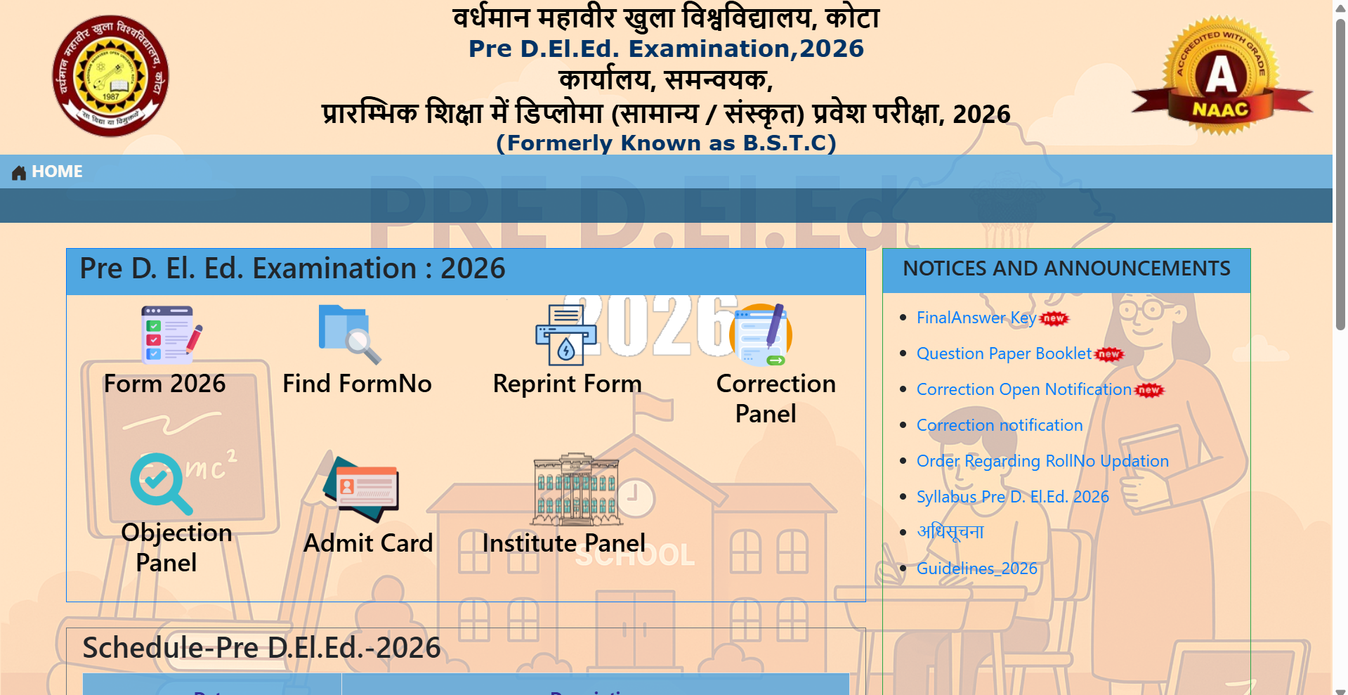 Rajasthan BSTC Pre DElEd result 2026 to be declared on June 10 at predeledraj2026.com: Check how to download scorecards