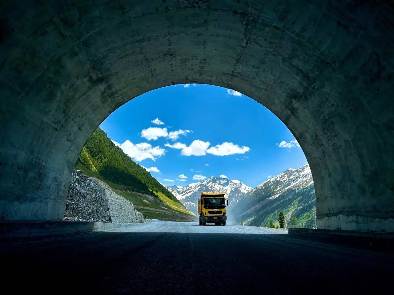 Zoji La tunnel (Image source: MEIL/ANI)