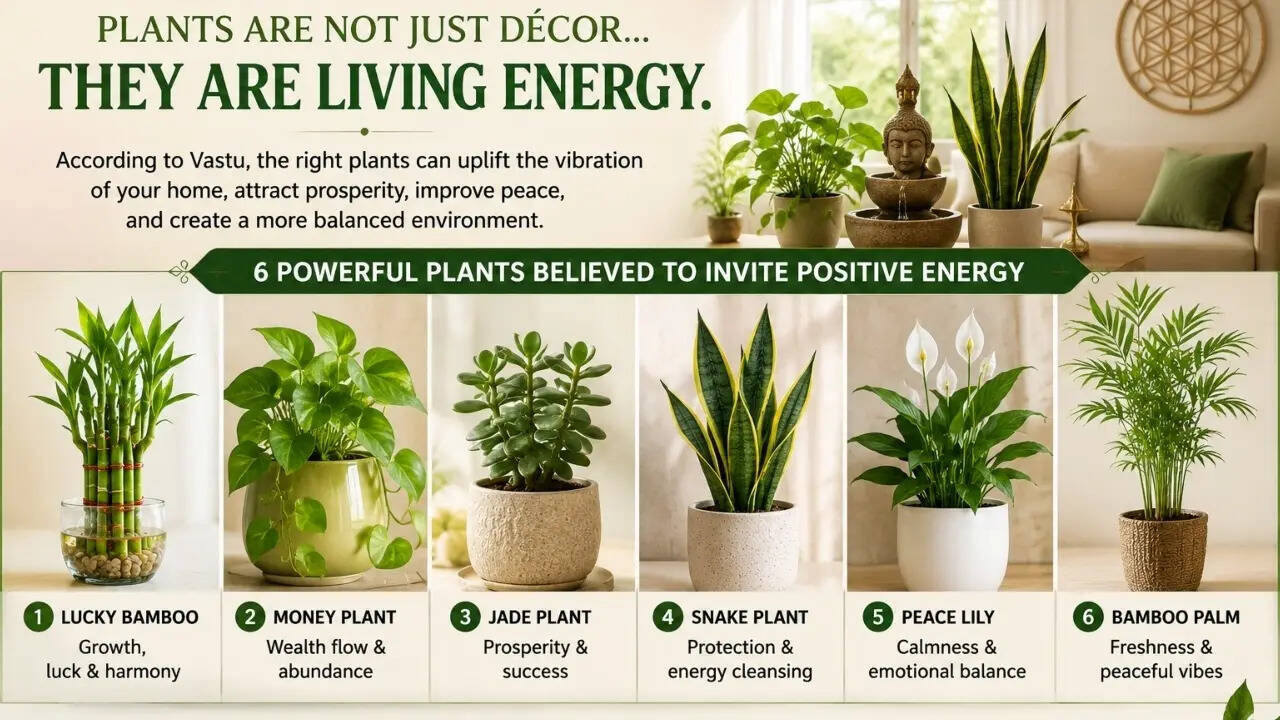 6 Vastu plants that can attract positive energy and prosperity at home