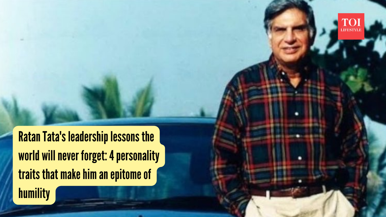 Ratan Tata's leadership lessons the world will never forget 4 personality traits that make him an  epitome of humility