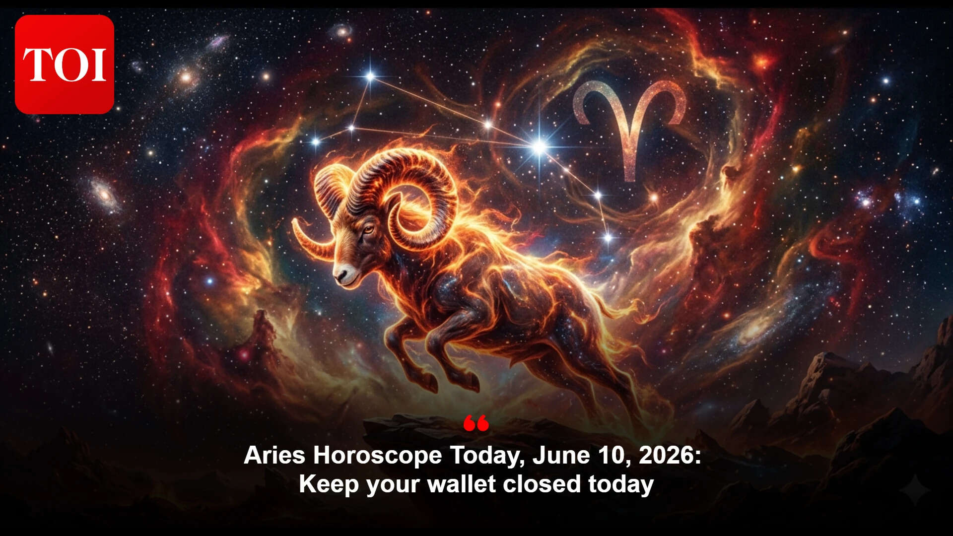 Aries Horoscope Today: Curb spending and stay calm at work; speak gently at home