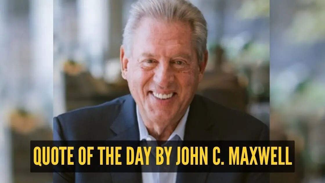 Quote of the day by John C. Maxwell: "A leader is one who knows the way, goes the way, and…"