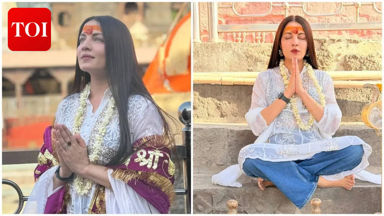 Celina seeks solace at Mahakaleshwar temple amid divorce battle