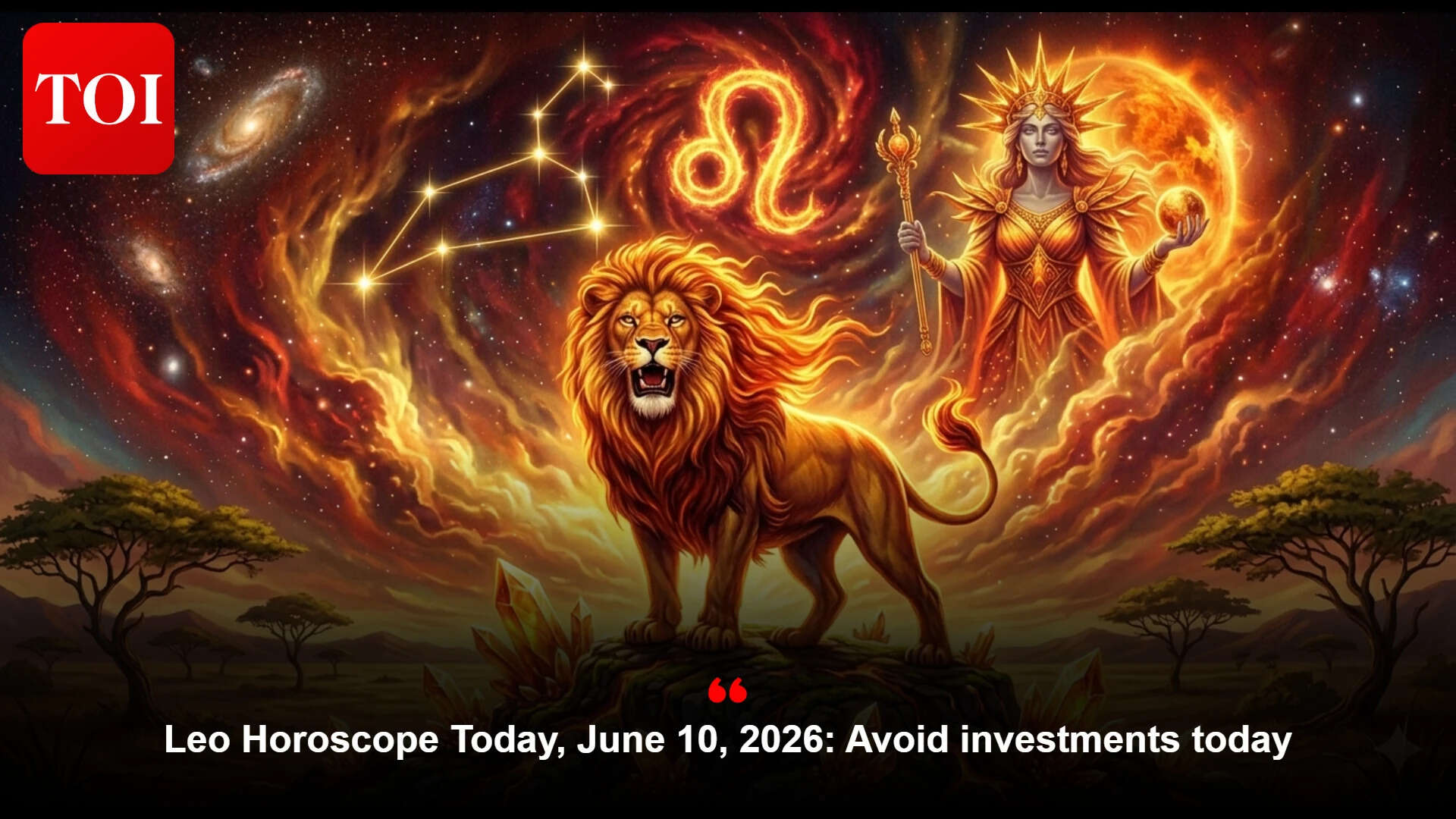 Leo Horoscope Today: Stars urge caution in work and money; avoid risky moves