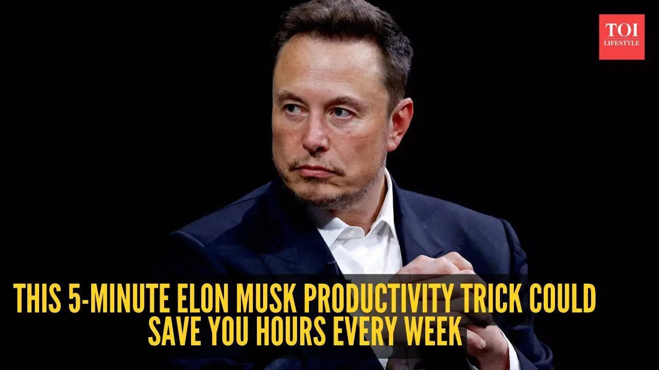 This 5-minute Elon Musk productivity trick could save you hours every week
