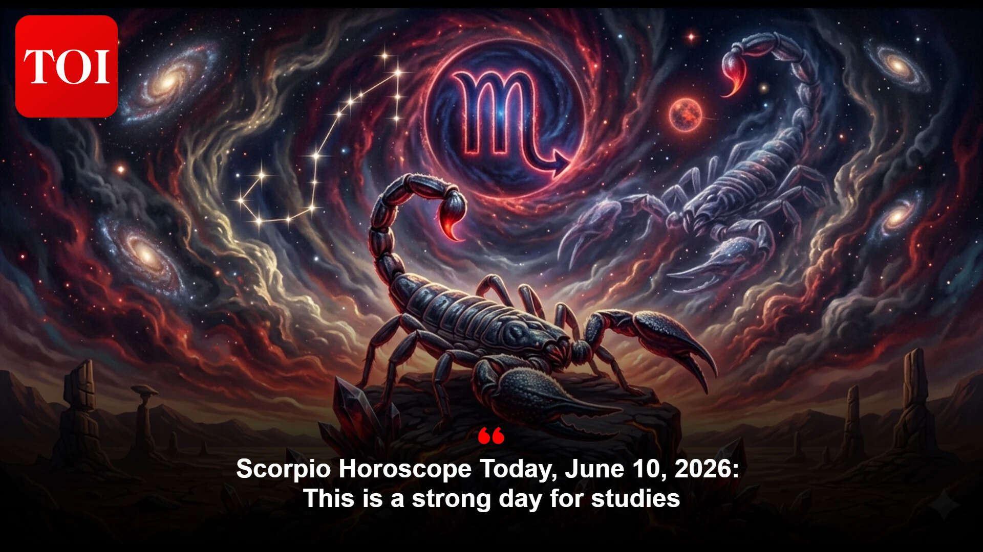 Scorpio Horoscope Today: Strong day for studies and work; use focus, balance social time