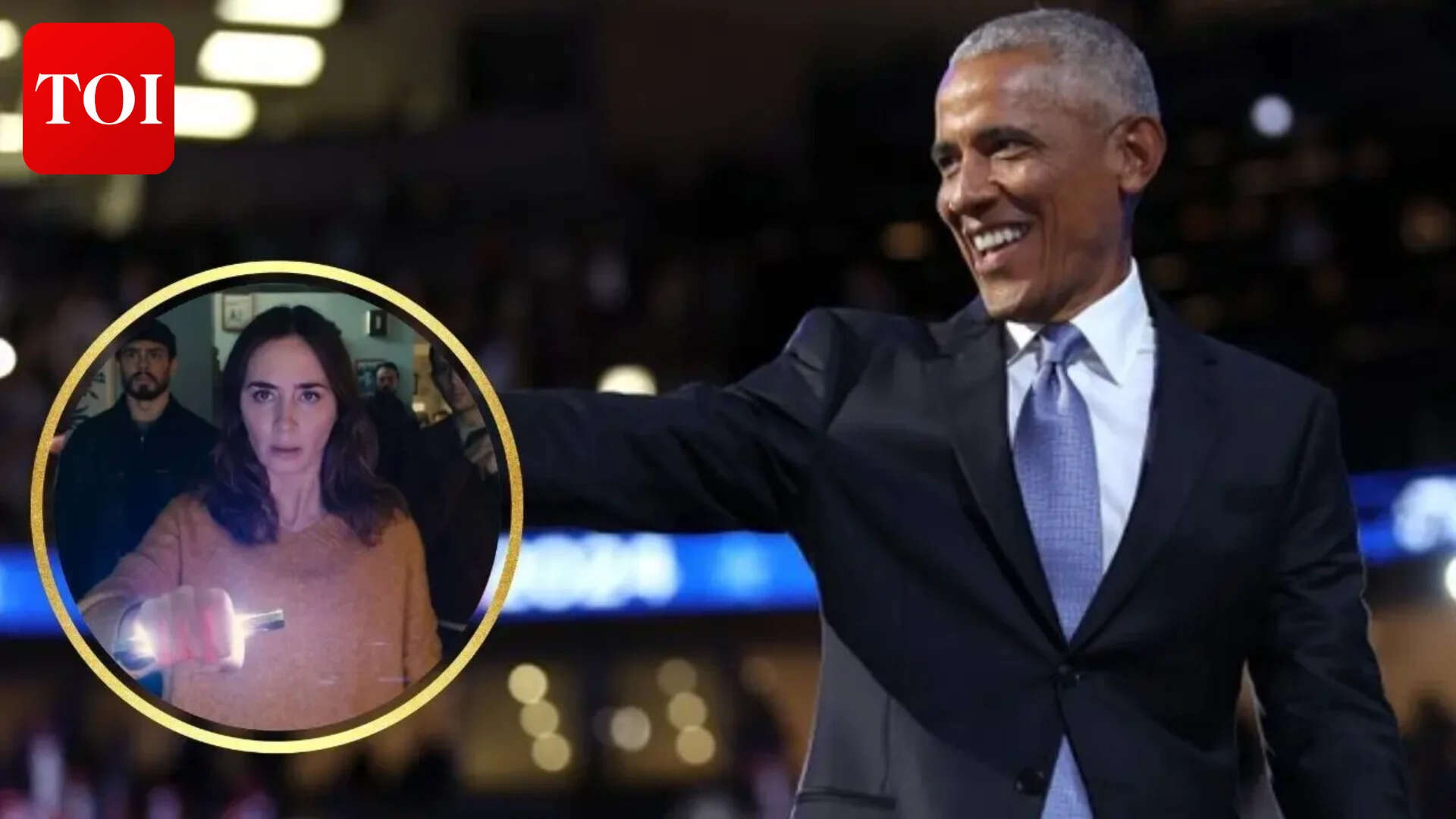 Barack Obama stuns 'Disclosure Day' cast with set visit