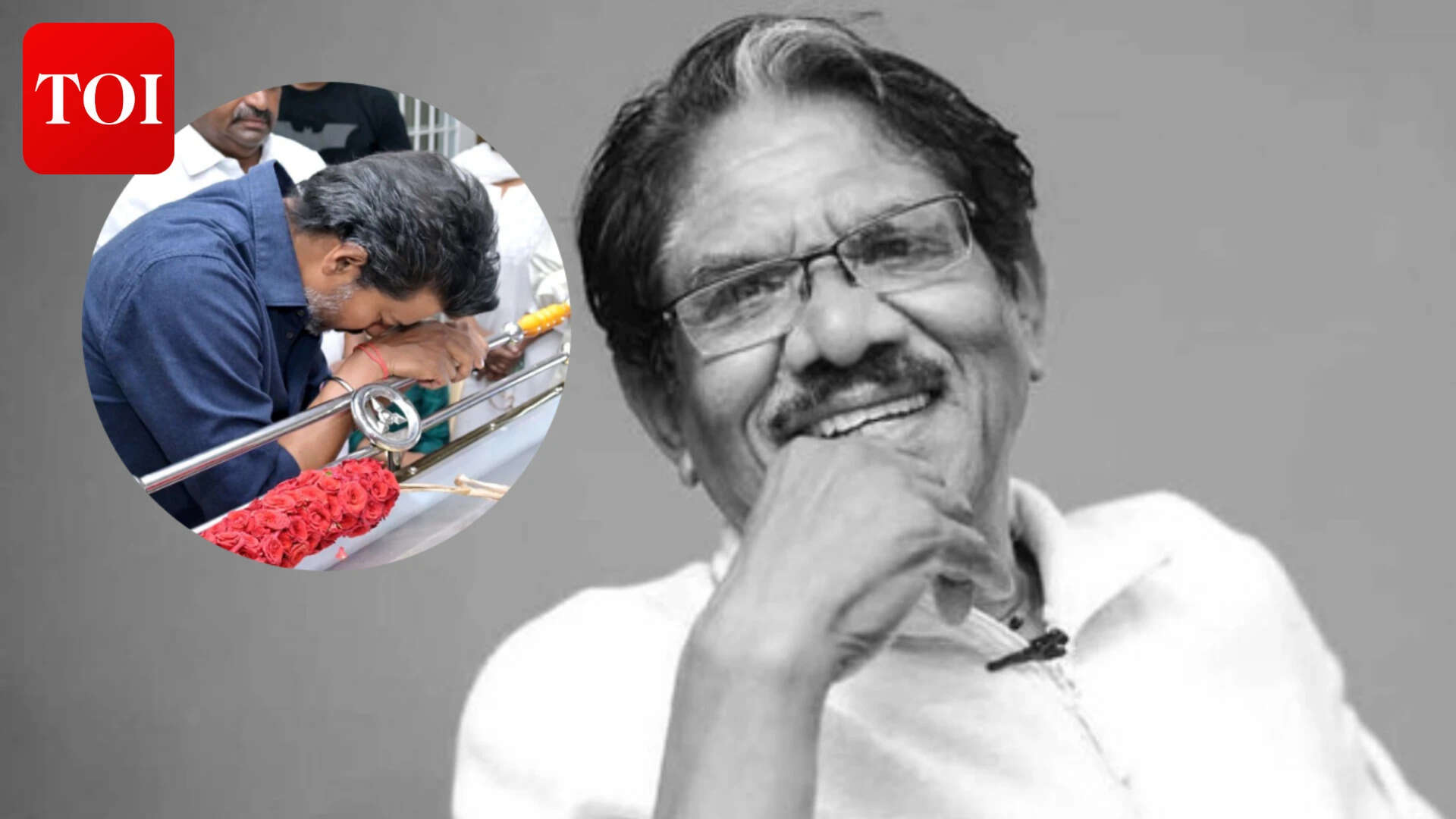 CM Vijay pays last respects to Bharathiraja