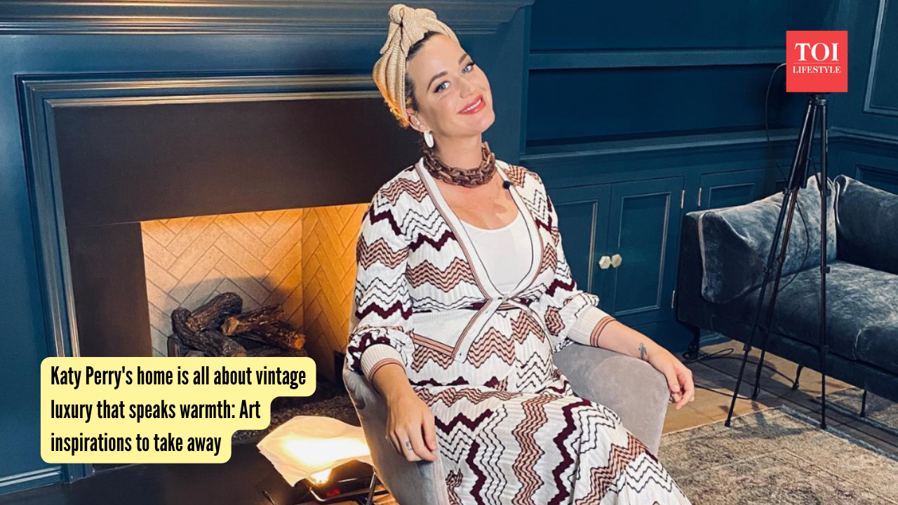 Katy Perry's home is all about vintage luxury that speaks warmth Art inspirations to take away