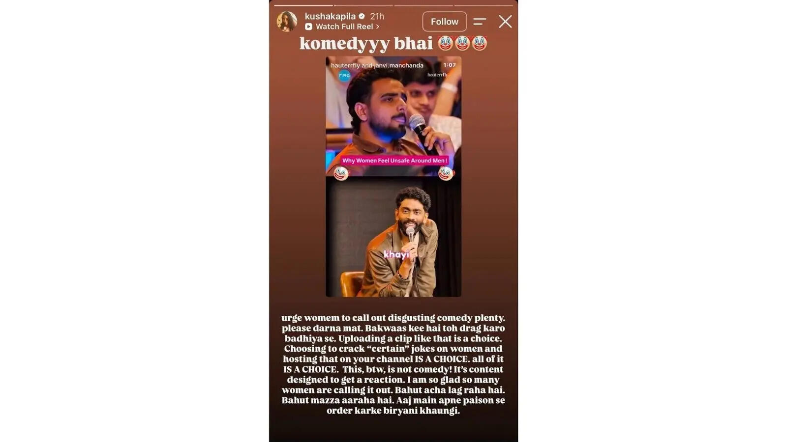 ‘This is not comedy’: Kusha Kapila, Dolly Singh slam Pranit More over viral crowdwork clip; comedian apologizes
