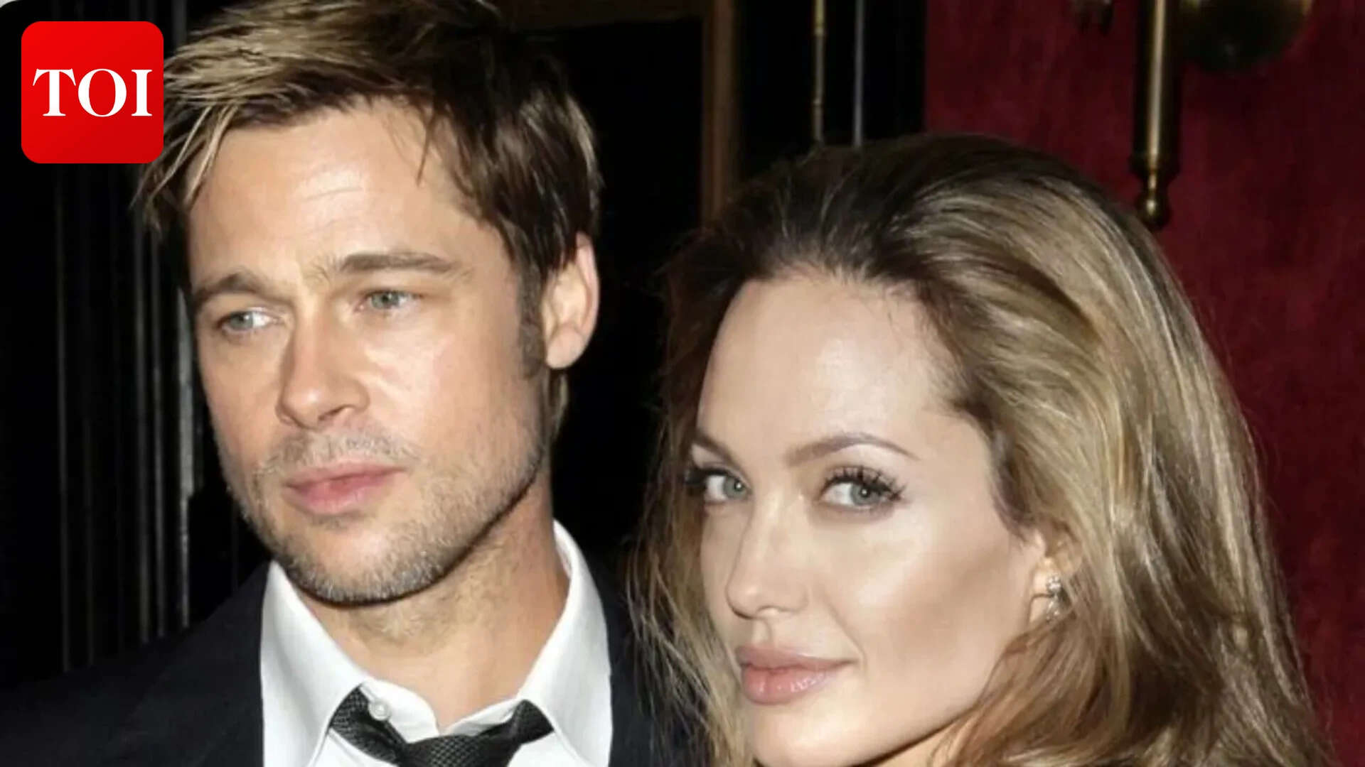 Brad Pitt and Angelina Jolie <br>