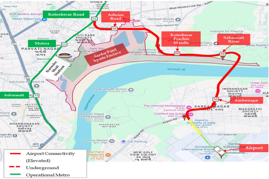 Ahmedabad Metro expansion<br>