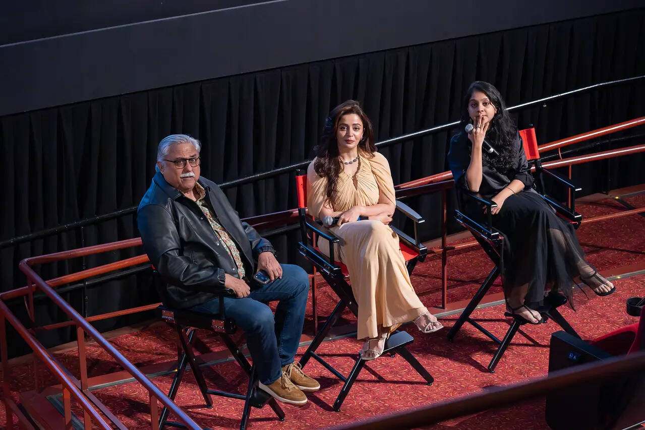 Team Tighee in a Q&A after the film's screening in New York