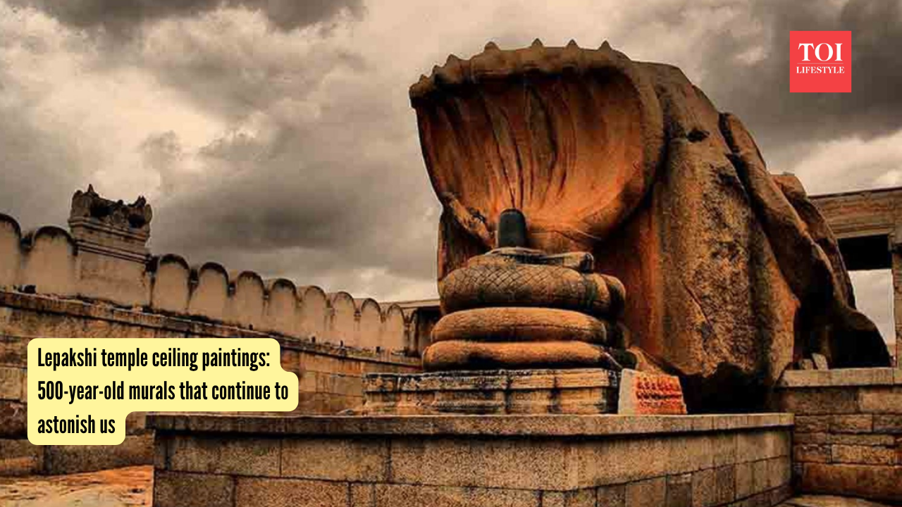 Lepakshi temple ceiling paintings 500-year-old murals that continue to astonish us