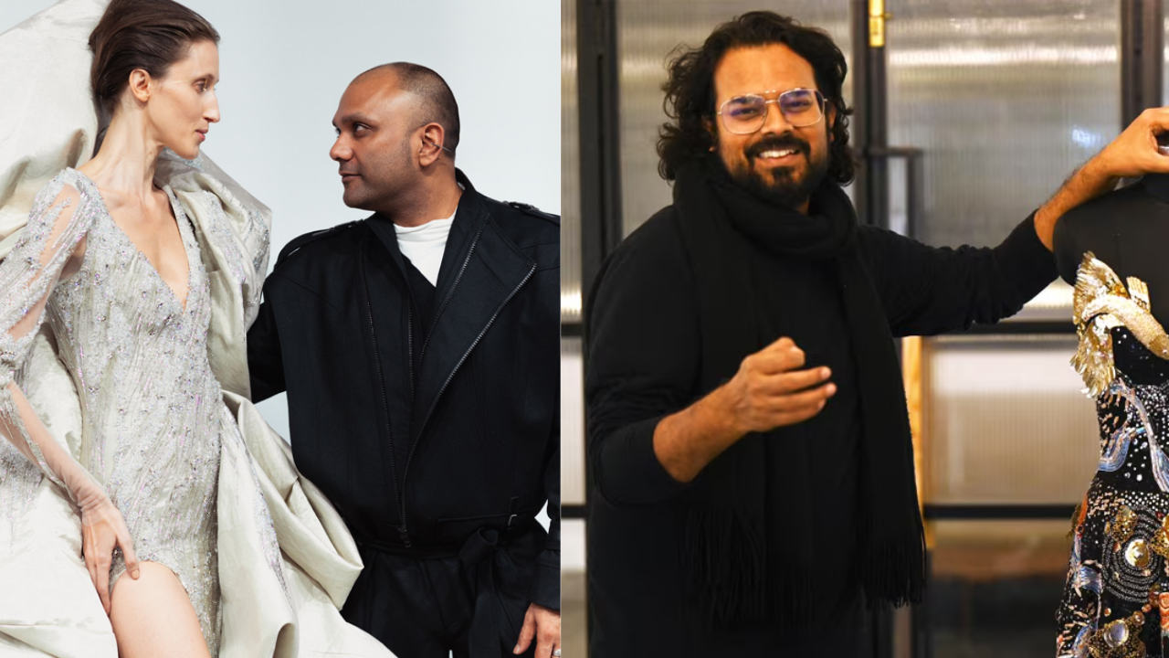 Fashion designers Gaurav Gupta and Rahul Mishra