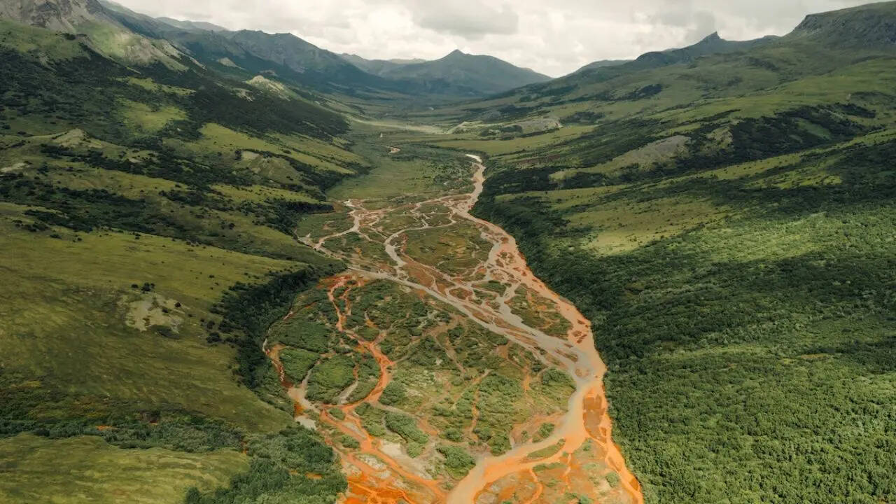 Alaska’s rivers are turning rust-orange and scientists say t