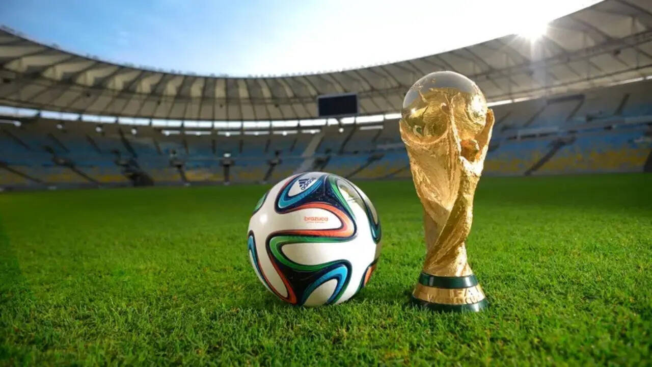 Brazuca and the FIFA World Cup Trophy