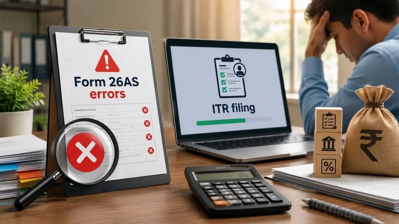 ITR filing FY 2025-26: What is Form 26AS &amp; what if it has errors? Things taxpayers should do to avoid getting a tax notice