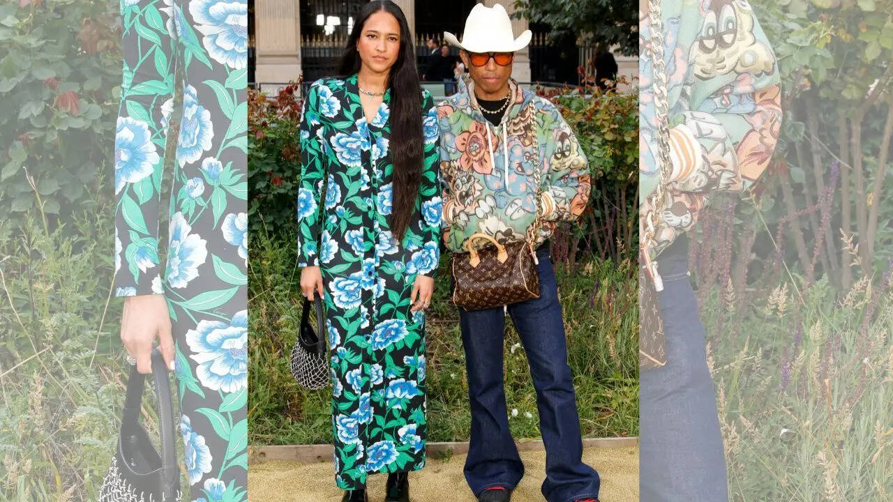Helen Lasichanh and Pharrell Williams