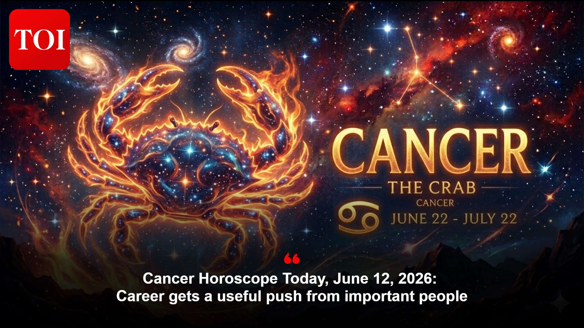 Daily Cancer Forecast: Seniors back your career push; focus on parents’ health and property