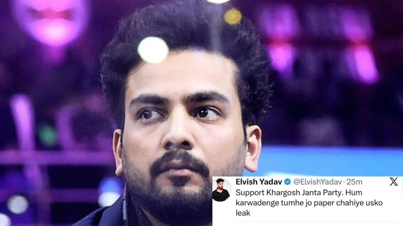 'Hum karwa denge paper leak': Elvish Yadav jokes about NEET, deletes tweet after backlash