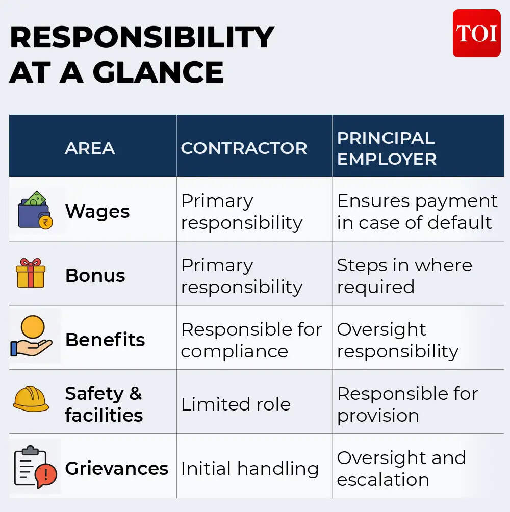 Responsibility at a glance