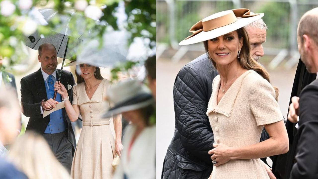 Kate Middleton’s Tweed Ensemble Look