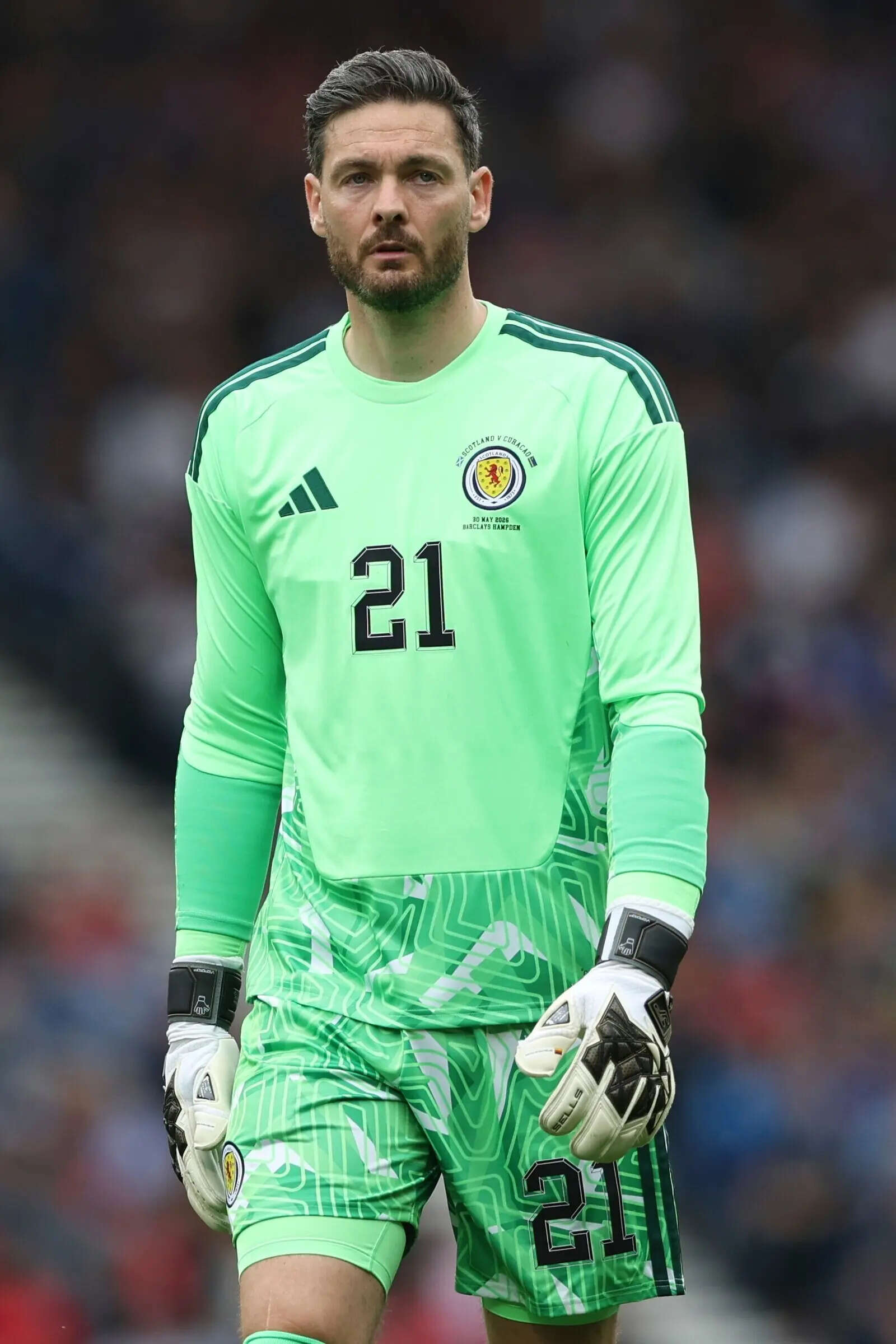 Scotland's goalkeeper Craig Gordon