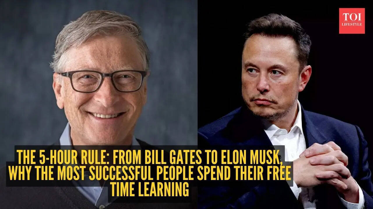 The 5-hour rule: From Bill Gates to Elon Musk, why the most successful people spend their free time learning