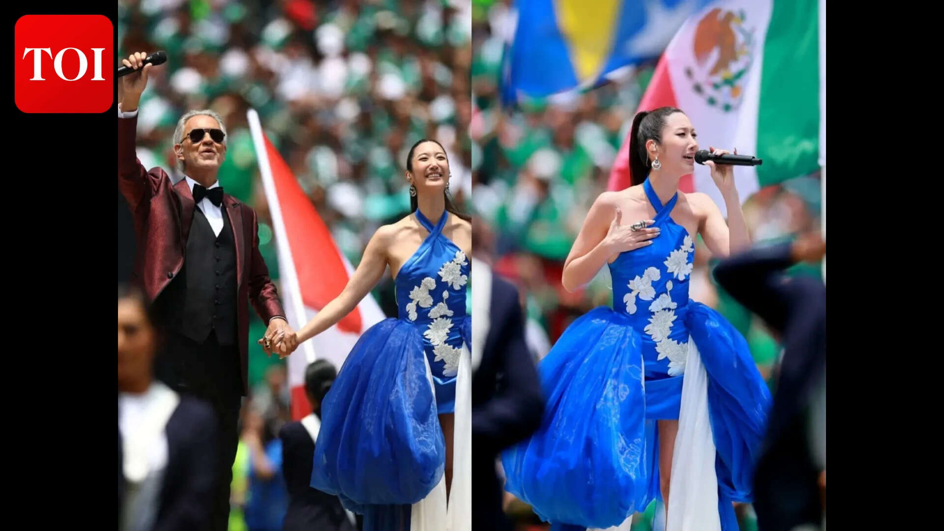 FB Andrea Bocelli, Ejae open FIFA World Cup 2026 with 'DNA' performance
