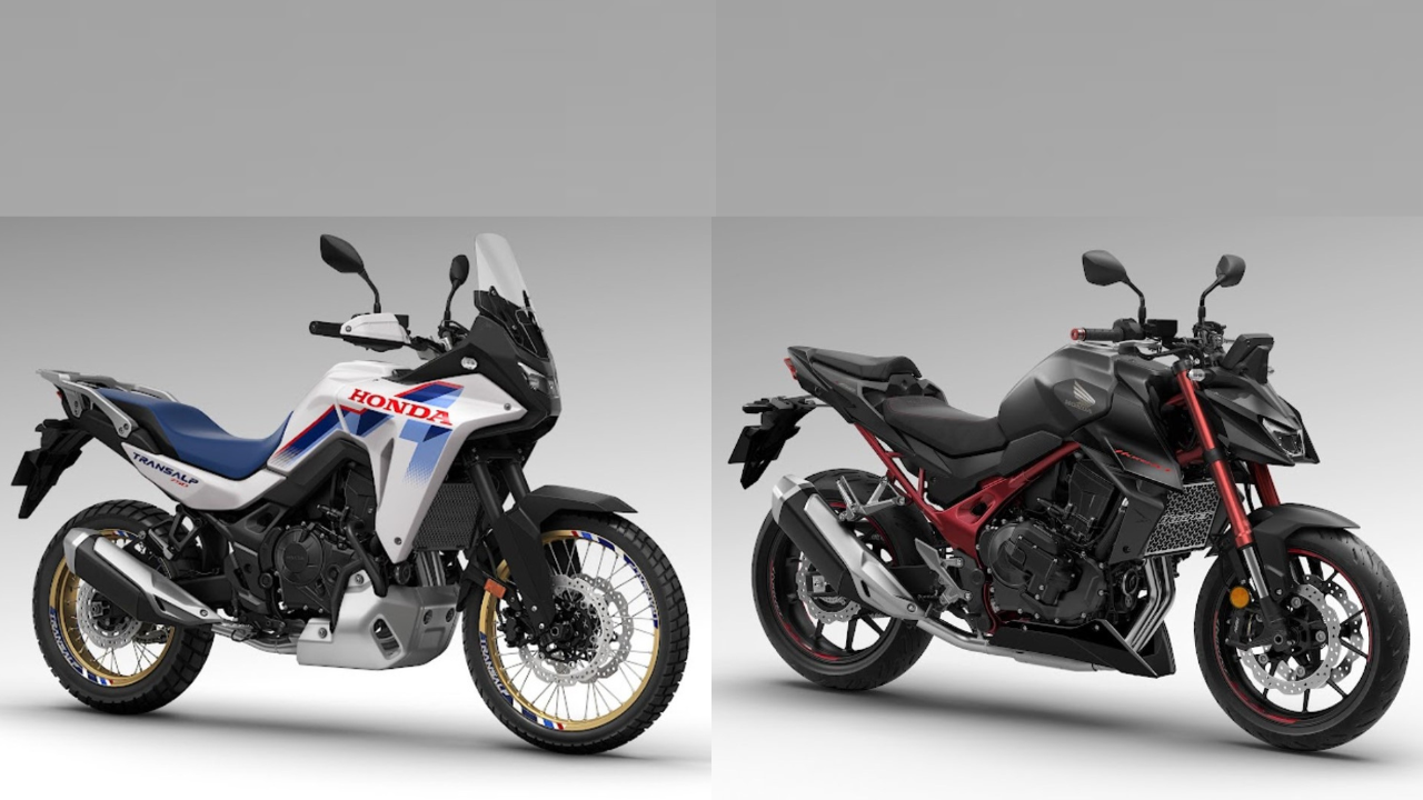 The 2026 Honda CB750 Hornet E-Clutch is priced at Rs 10.49 lakh, the XL750 Transalp E-Clutch at Rs 13.20 lakh