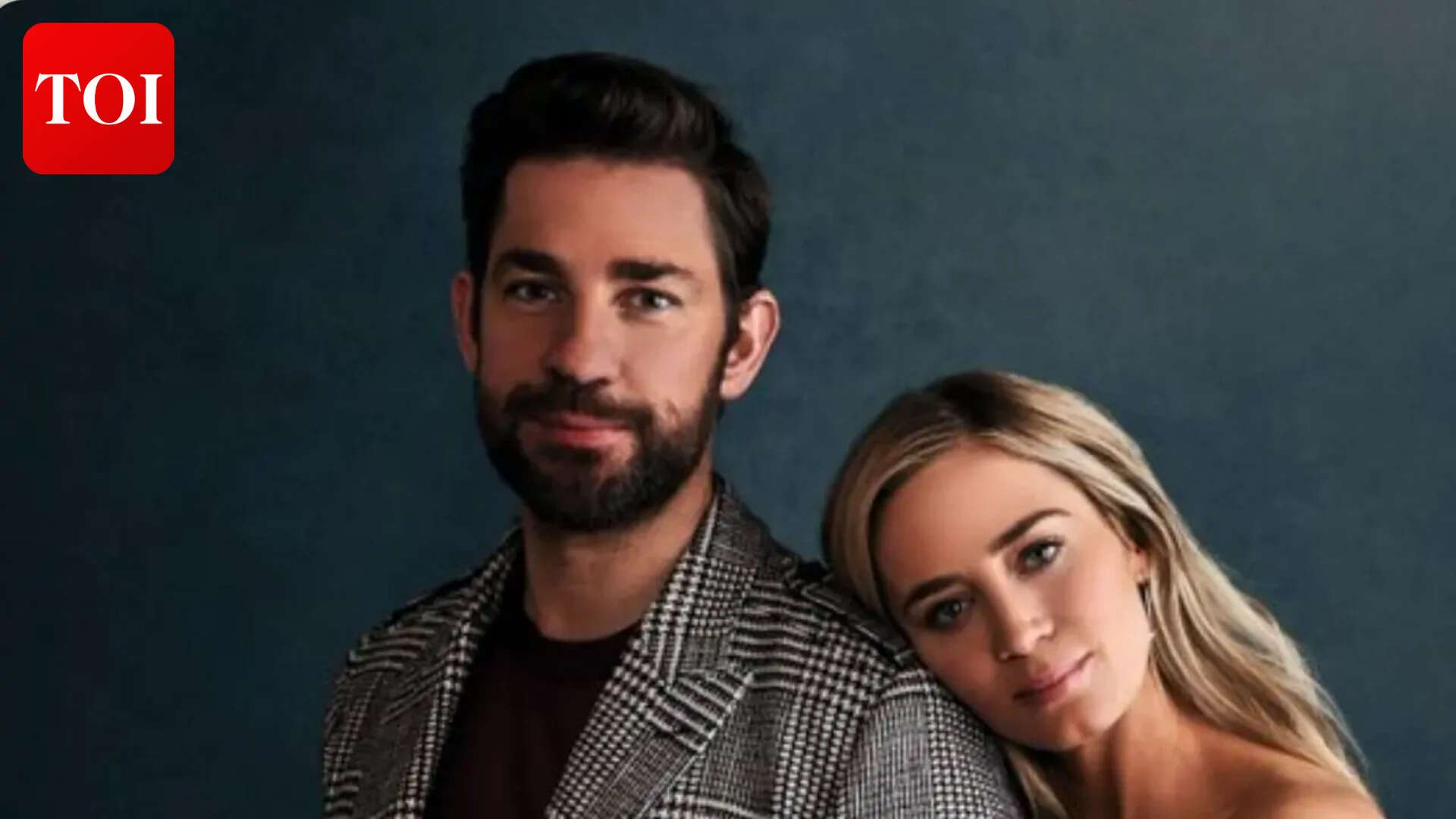 Emily Blunt with John Krasinski<br>