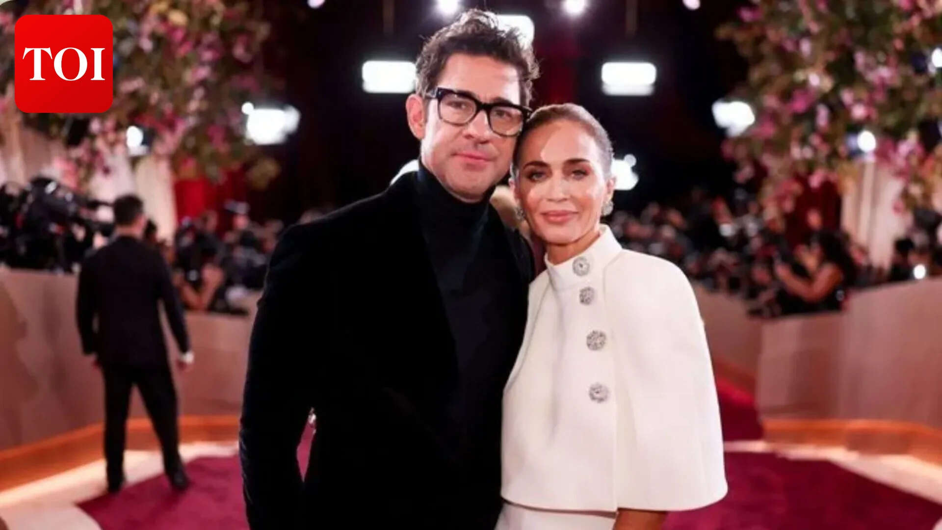 Emily Blunt with John Krasinski<br>