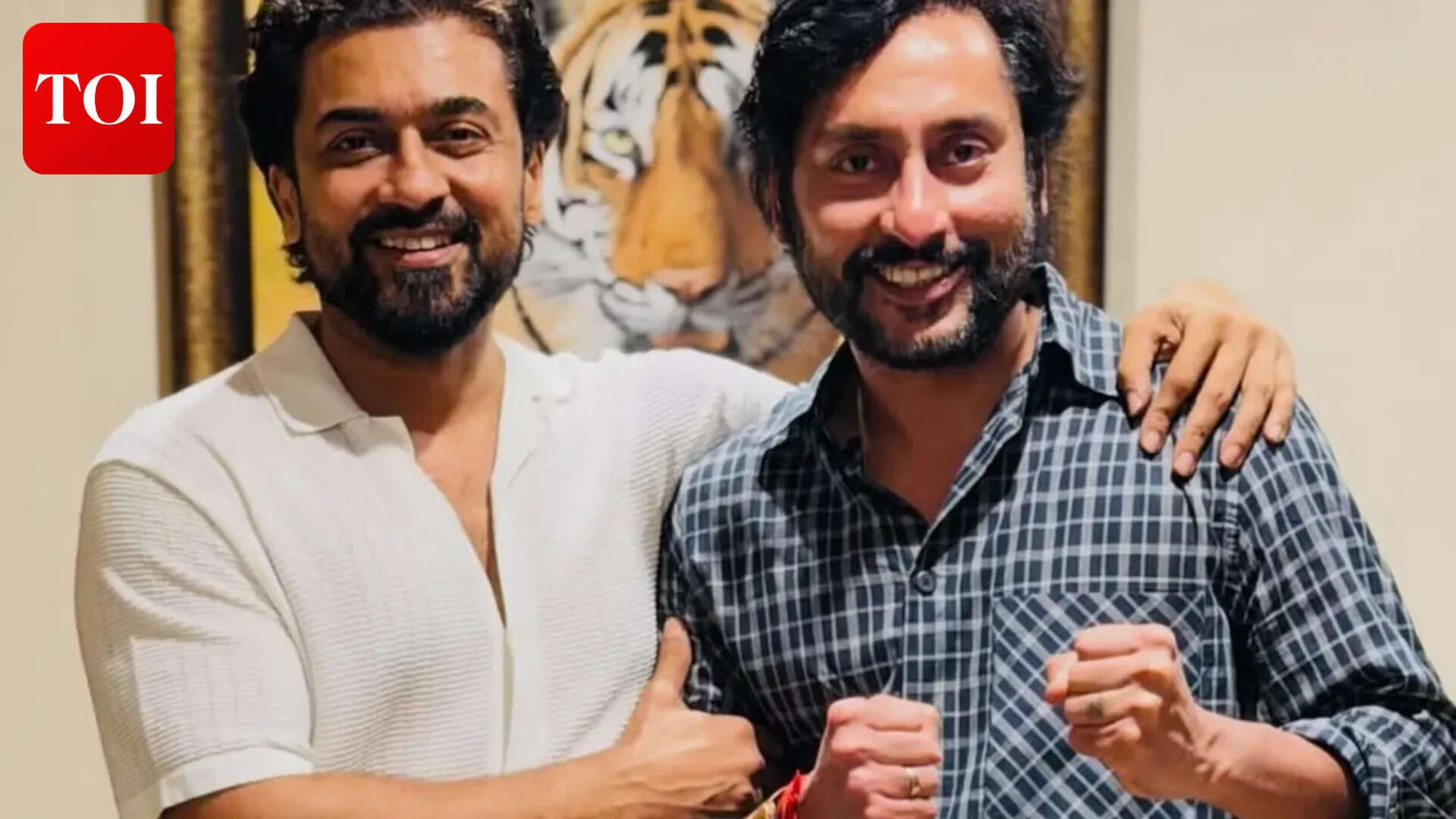 Suriya gifts luxurious new car to RJ Balaji for 'Karuppu' success