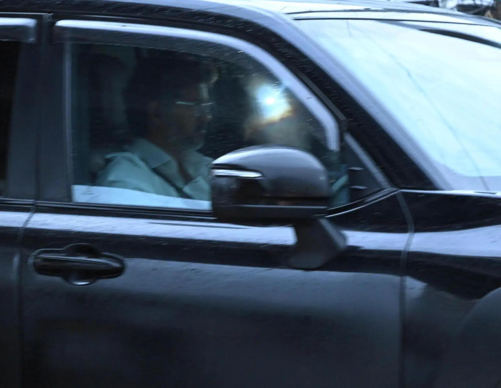 Tamil Nadu chief minister C Joseph Vijay driving the car from Kollur Sri Mookambika Temple to Mangaluru International Airport Friday 12-june-26-mgl-vijay-6.jpg