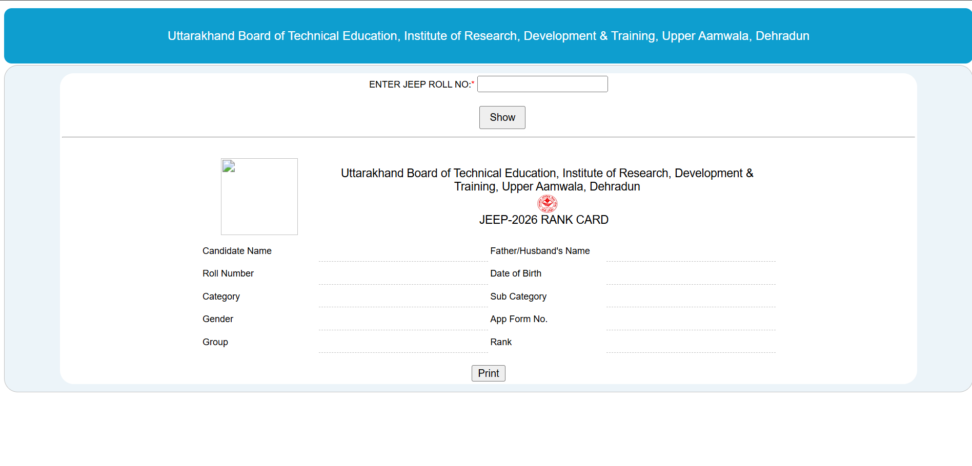 UBTER JEEP result 2026 declared at ubter.in: Direct link to download scorecards here