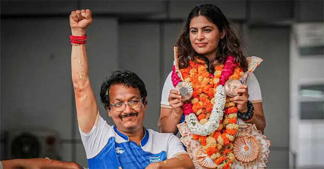 Jaspal Rana and Manu Bhaker