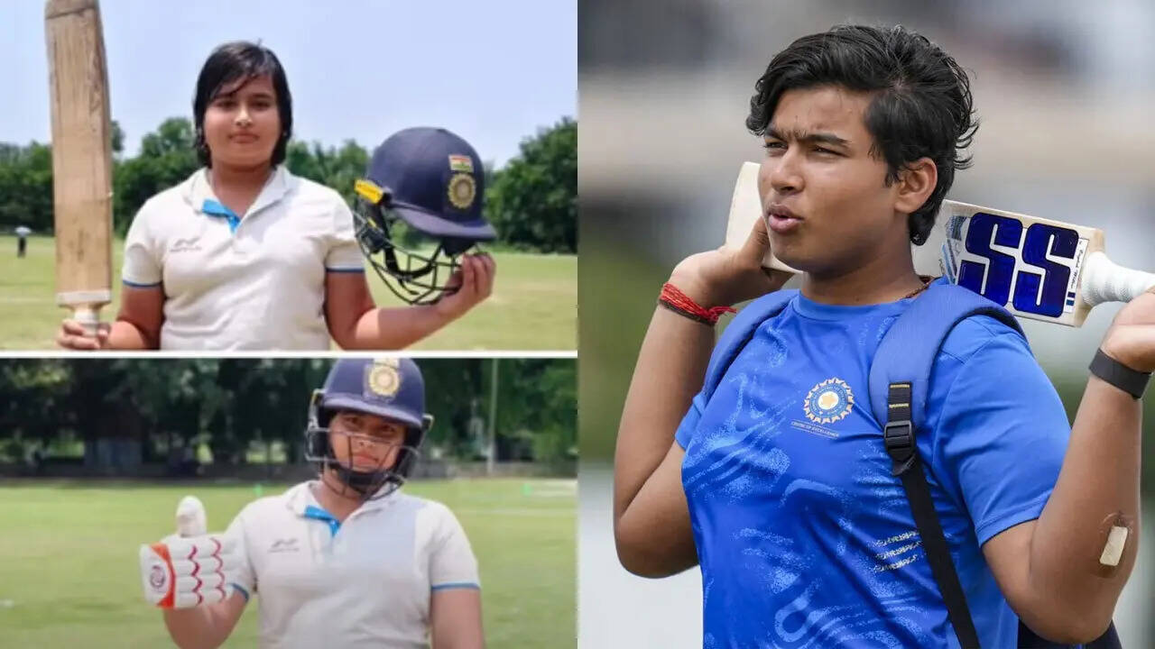 Vaibhav Sooryavanshi's 10-year-old younger brother Aashirwad Sooryavanshi slams century