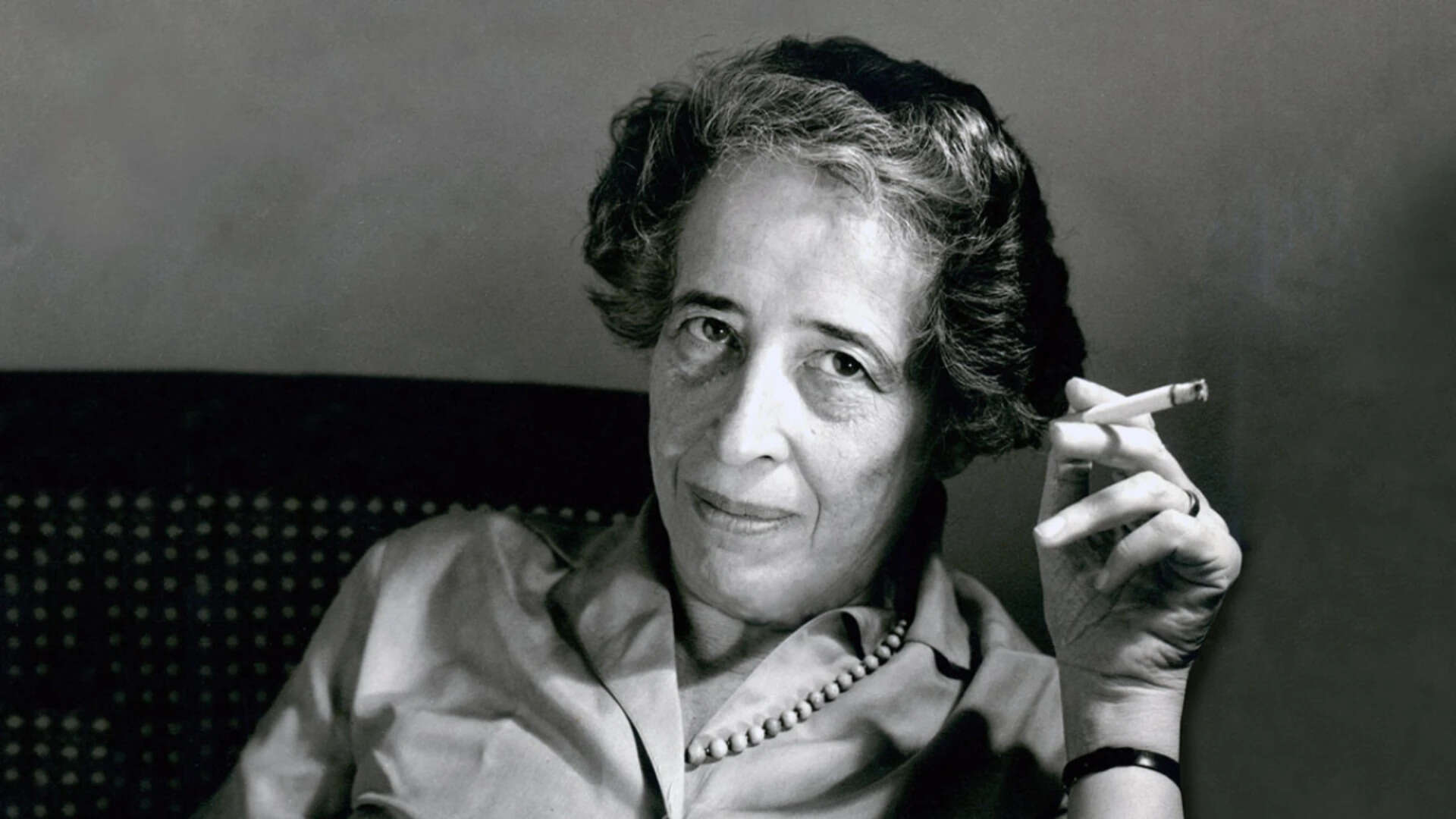 Political Philosopher Hannah Arendt's Quote on the Nature of Evil Featured