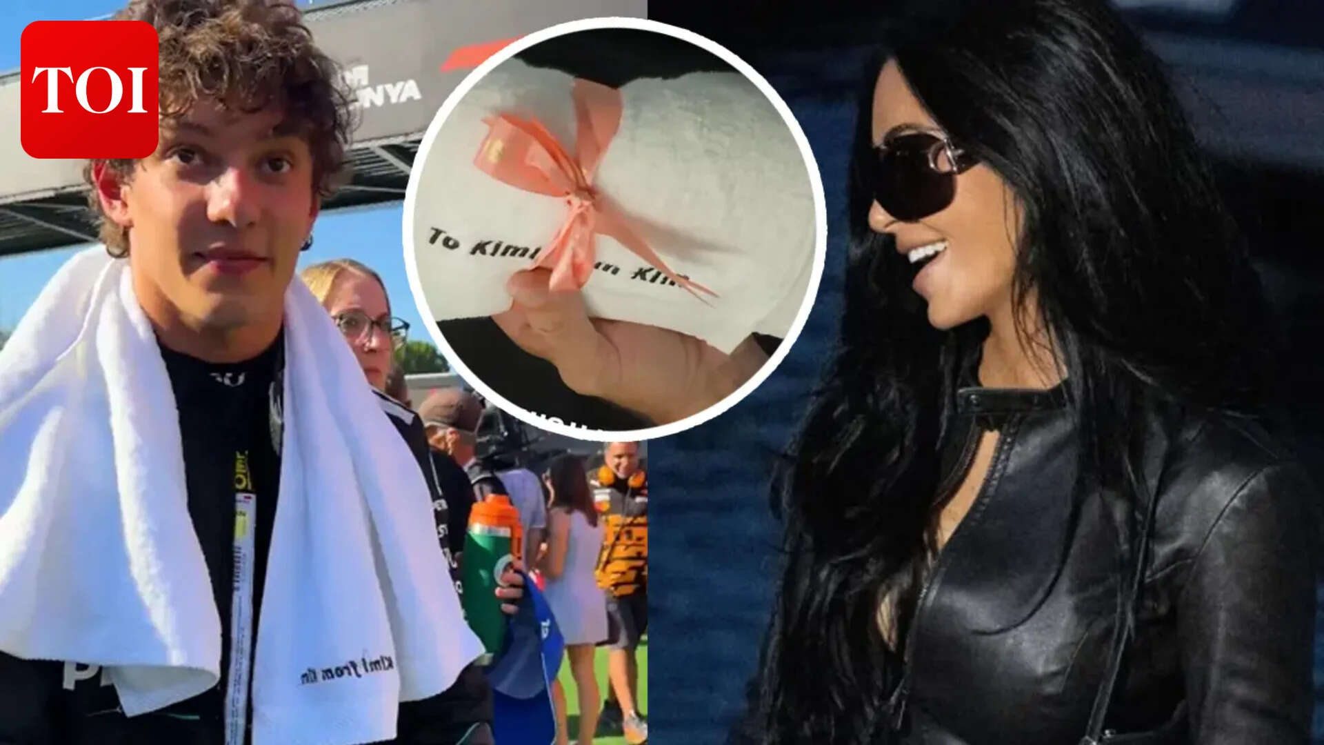 Kim ends 'towel saga'; sends Kimi a custom towel - WATCH