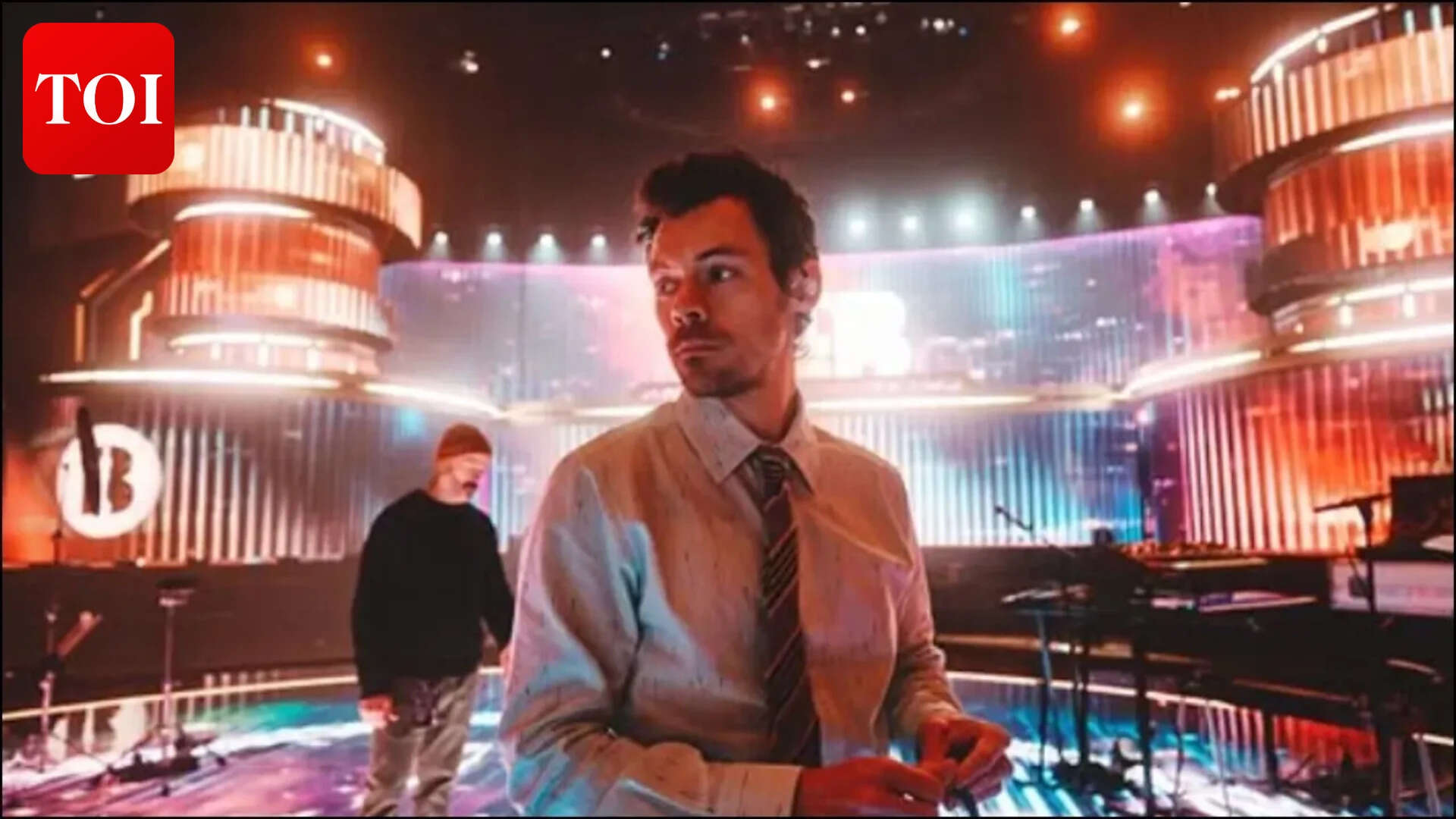 Harry Styles pays tribute to David Hockney