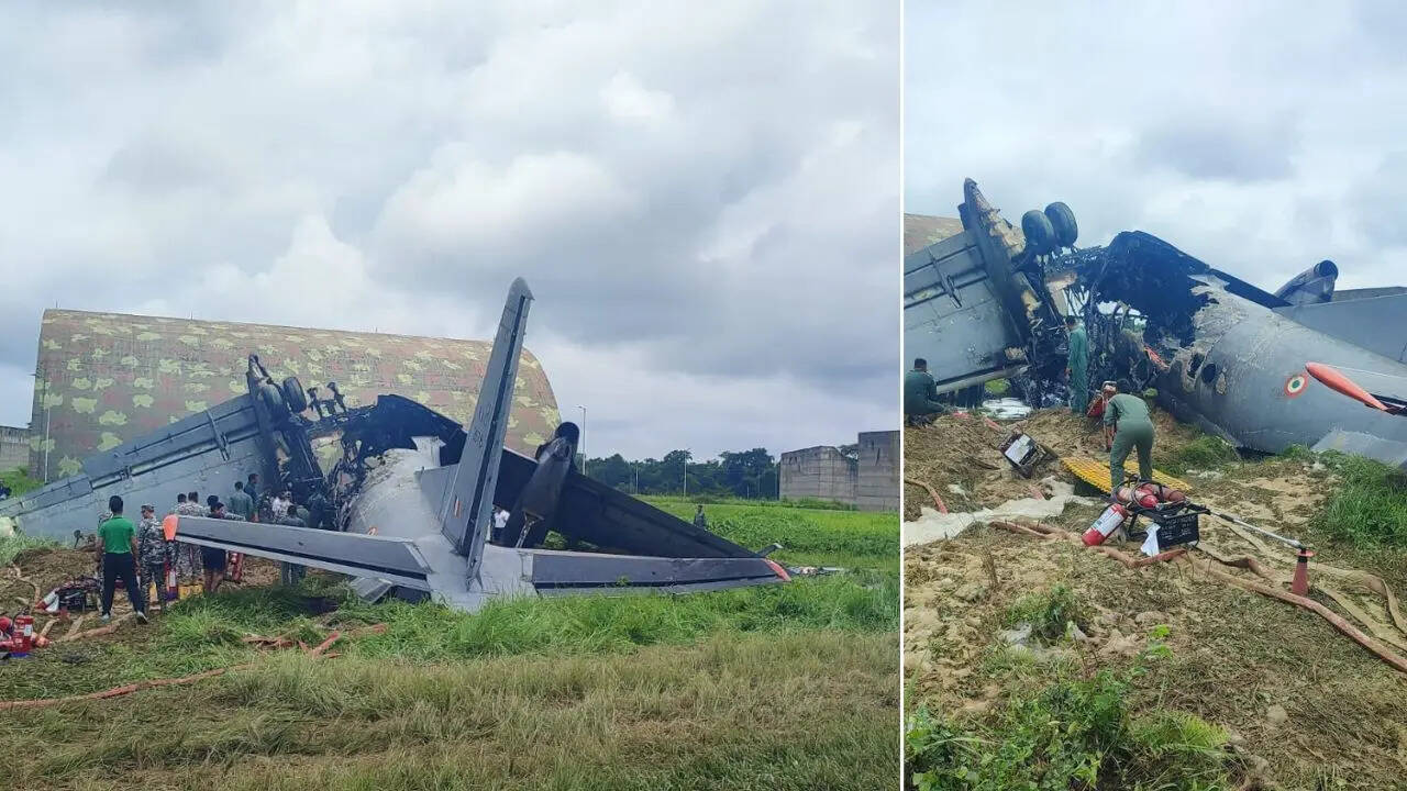 5 IAF personnel killed in An-32 aircraft crash in Assam’s Jorhat during routine sortie
