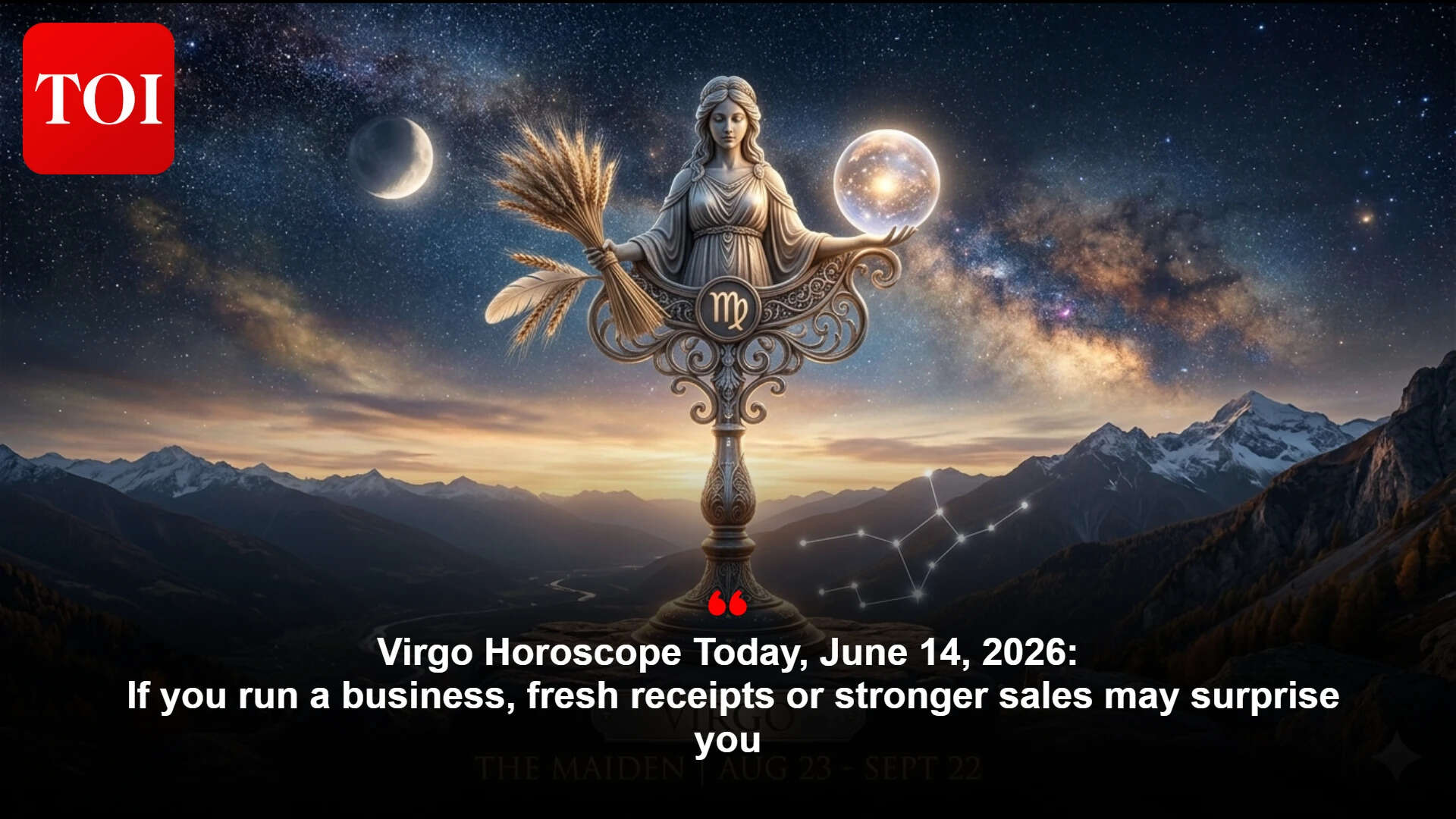 June 14, 2026 Forecast: Virgo sees money gains and career lift; watch love tension, restless mind