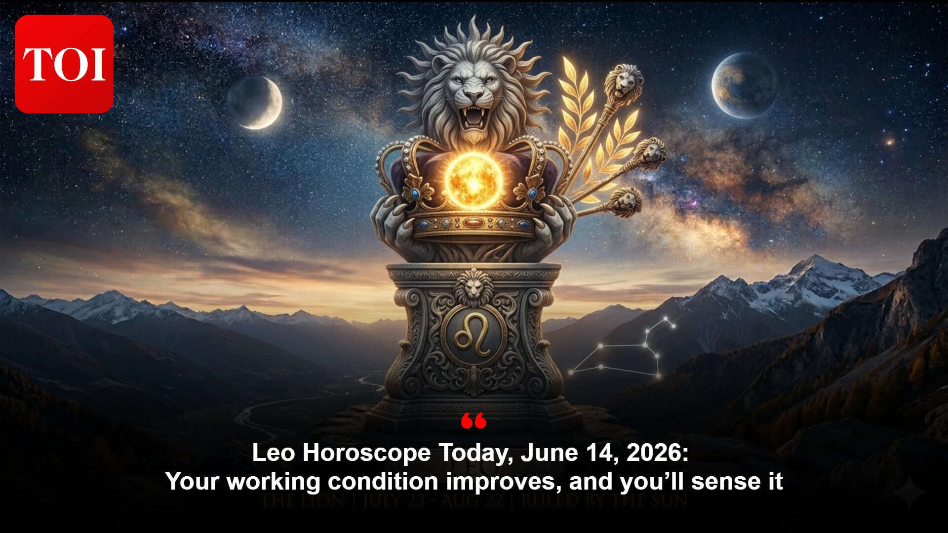 Leo Horoscope Today: Anxiety eases as work improves; check your mother’s health