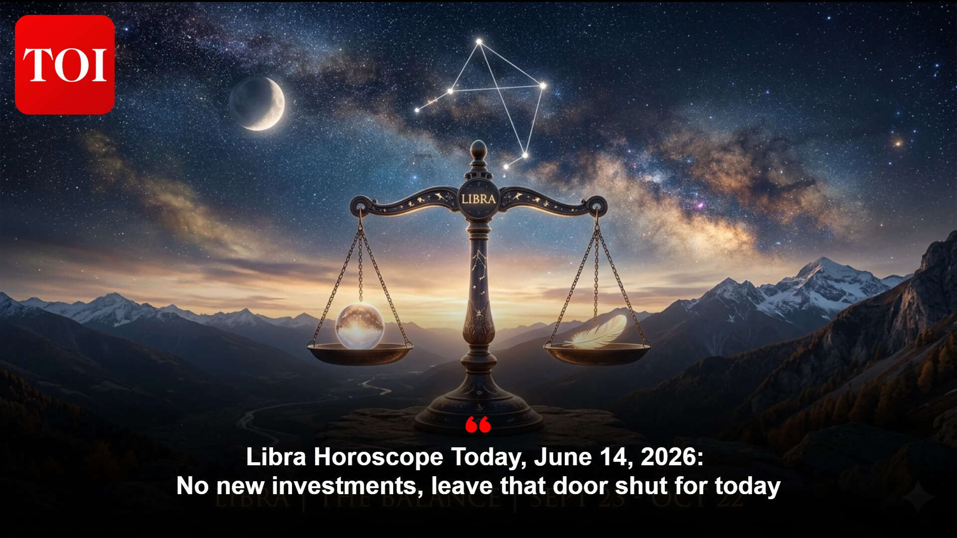 Libra Horoscope Today: Daily forecast urges safety and calm; avoid new investments and fights