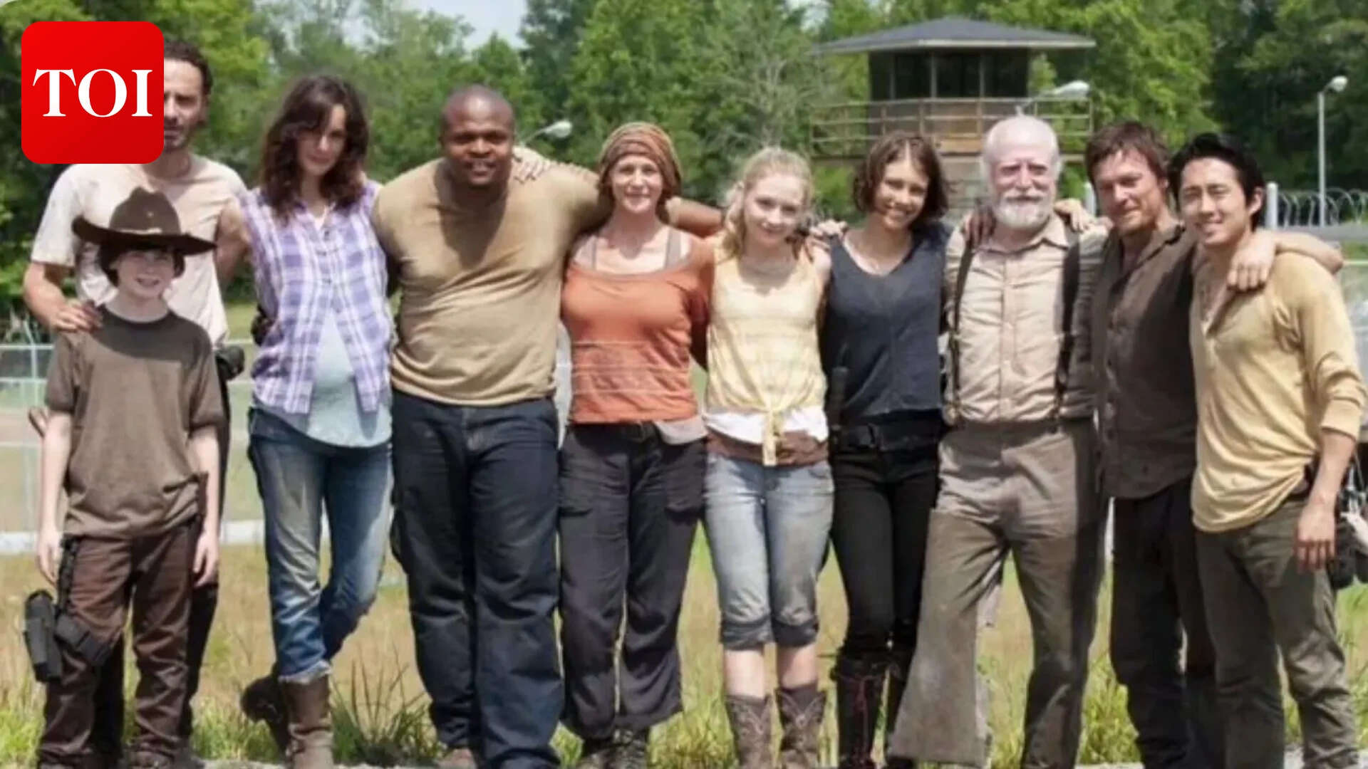The cast of The Walking Dead season 3