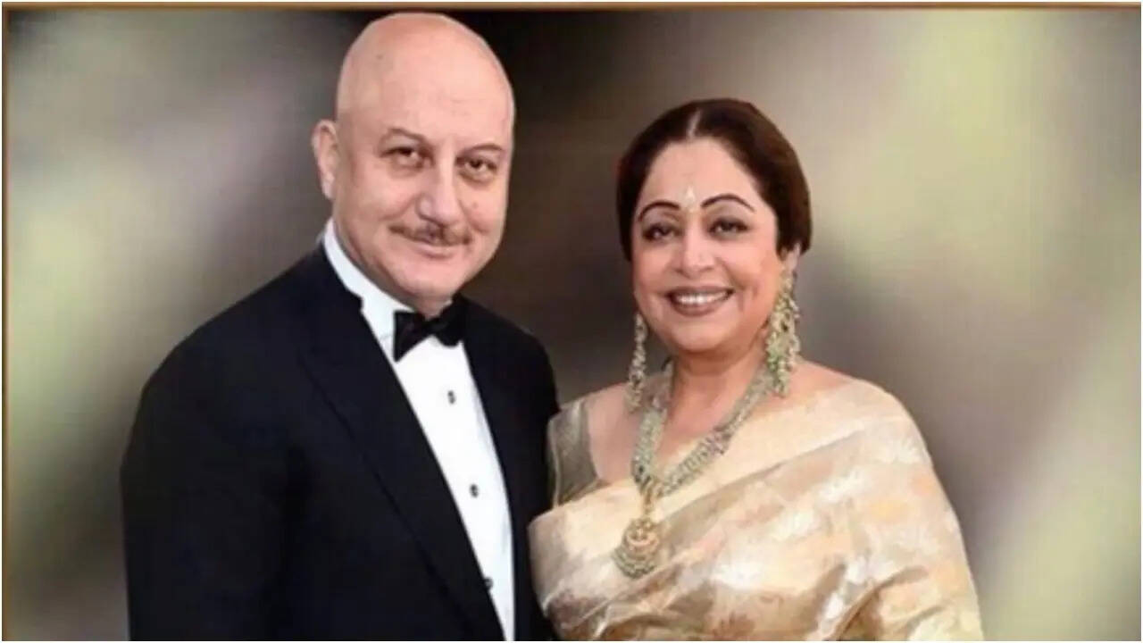 Anupam Kher celebrates wife Kirron Kher's birthday