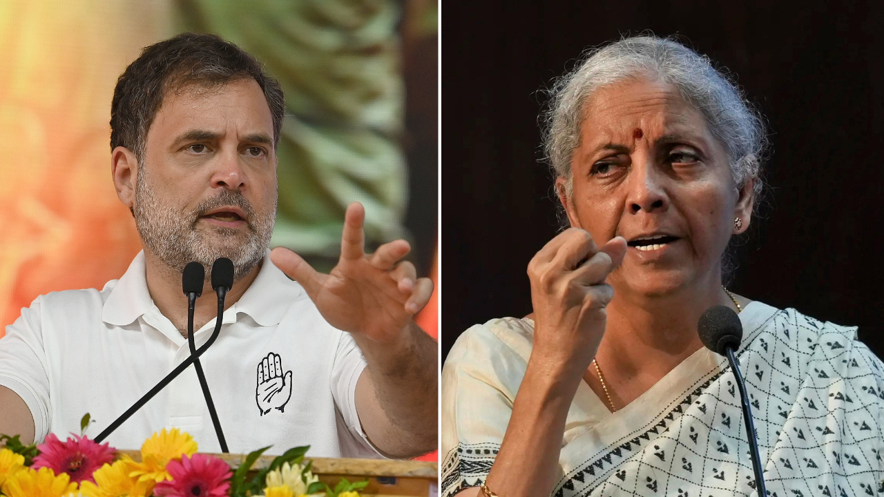 'No disaster awaiting India': Sitharaman dismisses Rahul Gandhi's 'economic tsunami' warnings